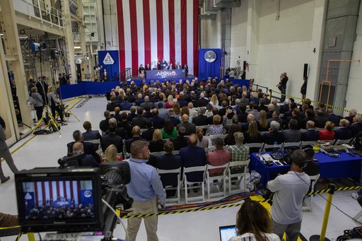 Vice President Pence Speaks at Kennedy for Apollo 11 Anniversary