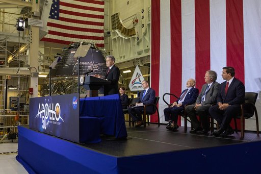 Vice President Pence Speaks at Kennedy for Apollo 11 Anniversary