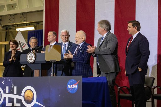 Vice President Pence Speaks at Kennedy for Apollo 11 Anniversary