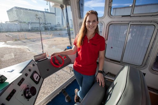 First Female Crawler Driver