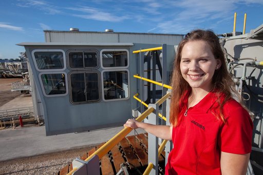 First Female Crawler Driver