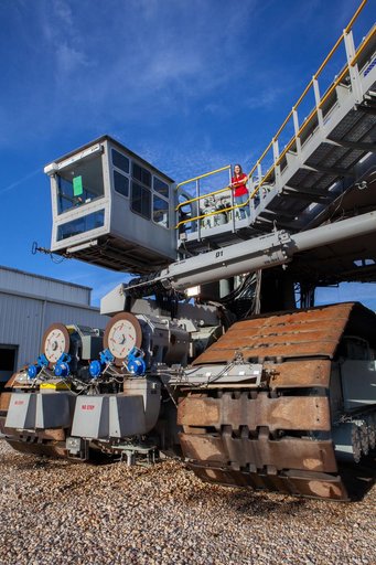 First Female Crawler Driver
