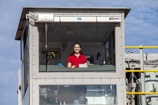 First Female Crawler Driver