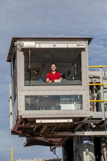 First Female Crawler Driver