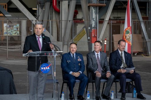 Media Event with Northrop Grumman at VAB Highbay 2
