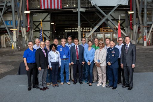 Media Event with Northrop Grumman at VAB Highbay 2