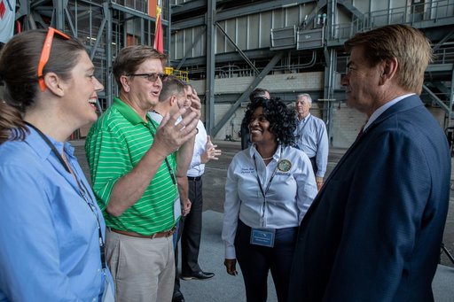 Media Event with Northrop Grumman at VAB Highbay 2