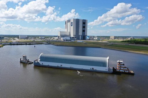 SLS Core Stage Pathfinder Barge Arrives at KSC