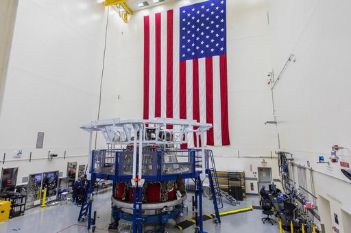SpaceX Crew Dragon and Falcon 9 Arrival for In-Flight Abort Test