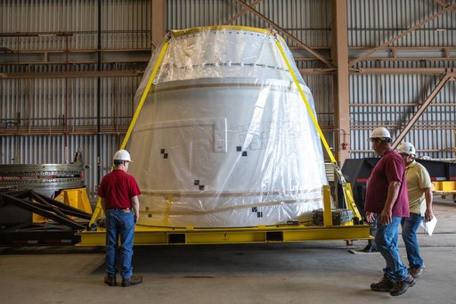 SLS Booster Aft Exit Cone Arrival