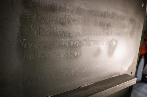 Mobile Launcher Door Etchings