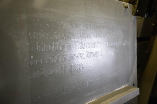 Mobile Launcher Door Etchings