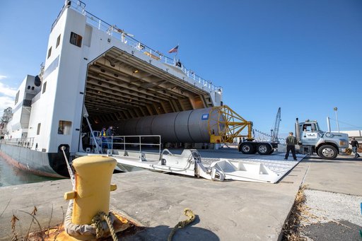 Solar Orbiter ULA Atlas V Booster and Centaur Stage Arrival via