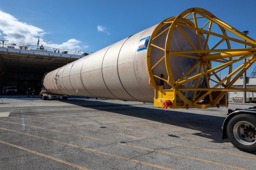 Solar Orbiter ULA Atlas V Booster and Centaur Stage Arrival via