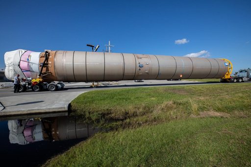 Solar Orbiter ULA Atlas V Booster and Centaur Stage Arrival via