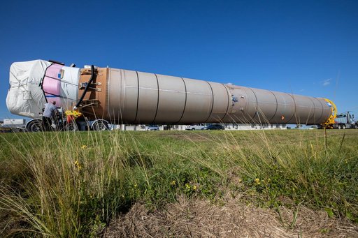Solar Orbiter ULA Atlas V Booster and Centaur Stage Arrival via