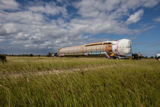 Solar Orbiter ULA Atlas V Booster and Centaur Stage Arrival via