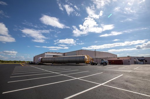 Solar Orbiter ULA Atlas V Booster and Centaur Stage Arrival via