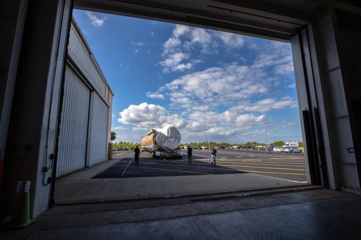 Solar Orbiter ULA Atlas V Booster and Centaur Stage Arrival via