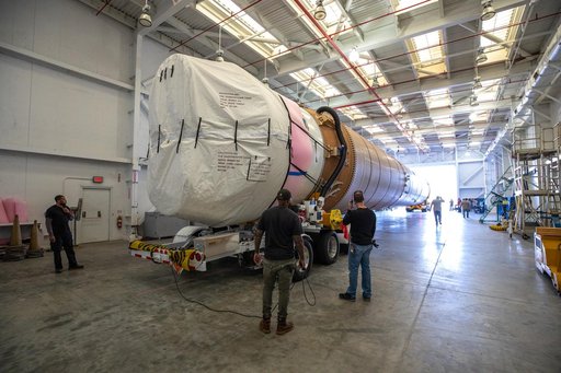 Solar Orbiter ULA Atlas V Booster and Centaur Stage Arrival via