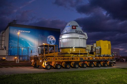 CCP Boeing CST-100 Starliner OFT Rollout - Departure from C3PF