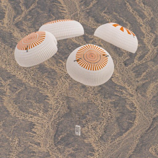 SpaceX Crew  Dragon Mark 3 Parachute Testing