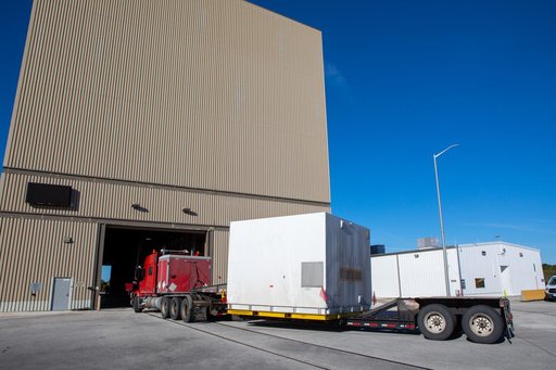 SLS Booster Aft (Right) Exit Cone Arrival