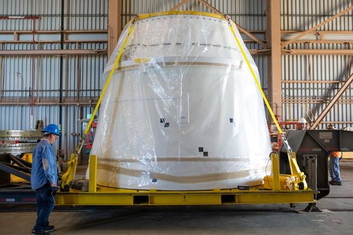 SLS Booster Aft (Right) Exit Cone Arrival