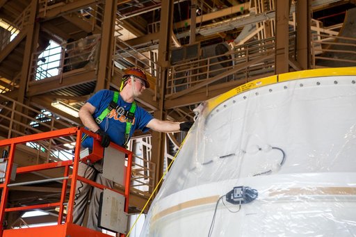 SLS Booster Aft (Right) Exit Cone Arrival