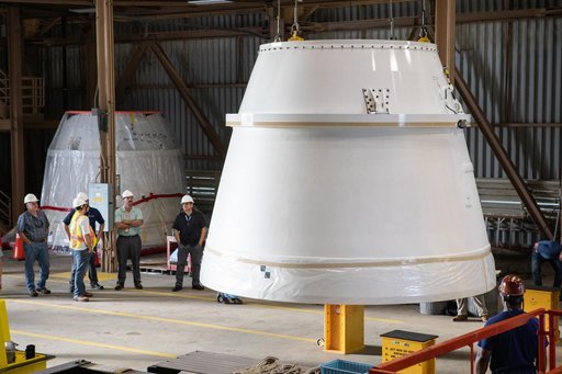 SLS Booster Aft (Right) Exit Cone Arrival