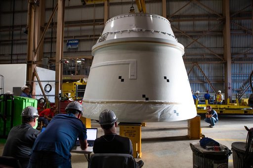 SLS Booster Aft (Right) Exit Cone Arrival