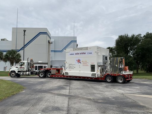 Solar Orbiter Processing: Spacecraft Transfer at Astrotech