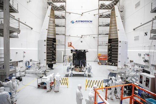 Solar Orbiter Encapsulation at Astrotech