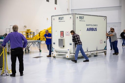 Bartolomeo Unboxing for SpaceX CRS-20