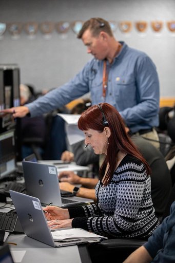 Launch Team Firing Room I Simulation for Artemis I