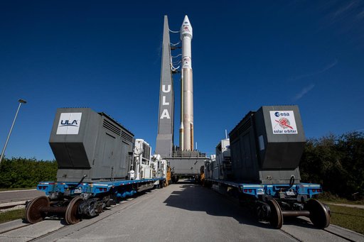 Solar Orbiter Rollout to Pad