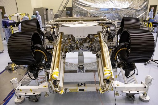 Mars 2020 Rover Processing in PHSF - Cleaning