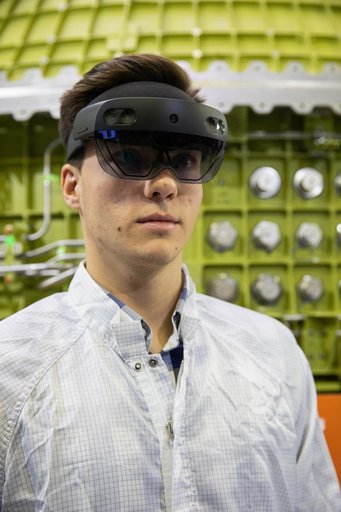 Augmented Reality Work on Orion CM Heatshield