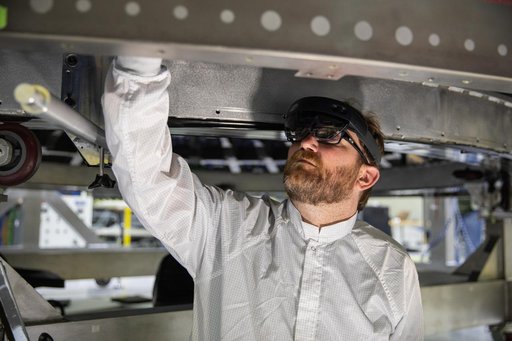 Augmented Reality Work on Orion CM Heatshield