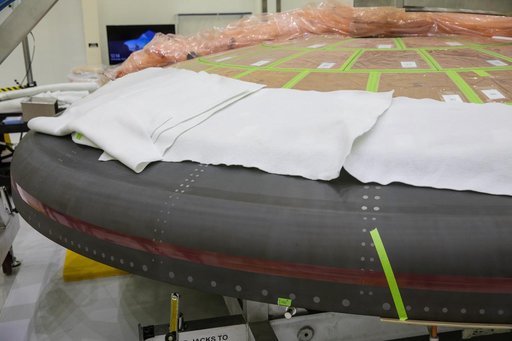 Augmented Reality Work on Orion CM Heatshield