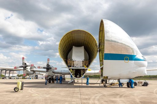 Orion Artemis I Crew and Service Module Return to Kennedy - Offload