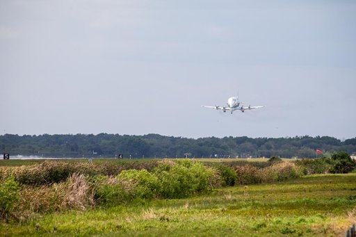 Orion Artemis I Crew and Service Module Return to Kennedy - Arrival