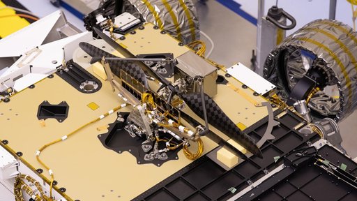 Mars 2020 Perseverance Helicopter Installation