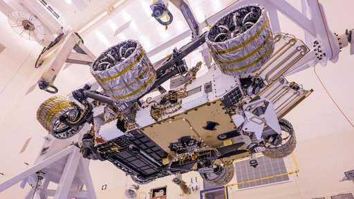 Mars 2020 Perseverance Helicopter Installation