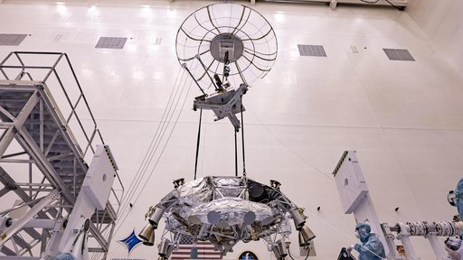 Mars 2020 Perseverance Descent Stage Mass Properties Test