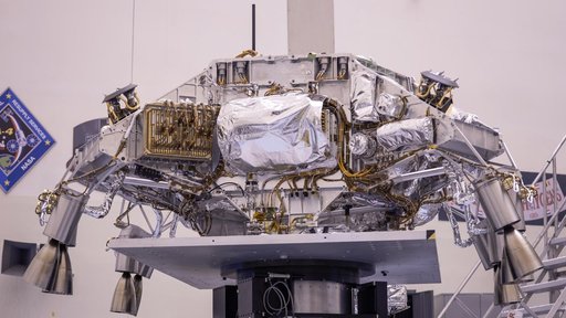 Mars 2020 Perseverance Descent Stage Mass Properties Test