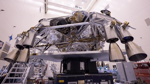 Mars 2020 Perseverance Descent Stage Mass Properties Test