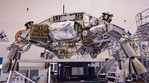 Mars 2020 Perseverance Descent Stage Mass Properties Test