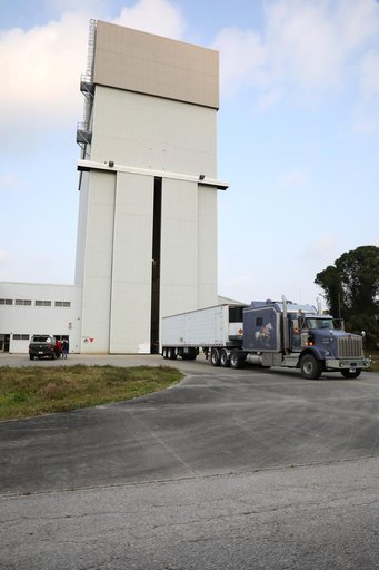 Artemis II Launch Abort Motor Arrival
