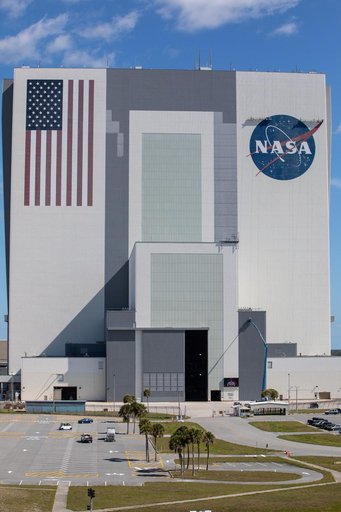 NASA Meatball Painting at VAB